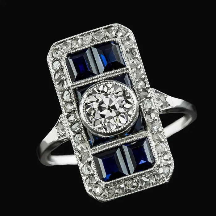 Rings Genuine Custom Jewelry Old Miner Natural Earth Mined Diamond Blue Sapphire Ring HarryChadEntcom Rings Genuine Custom Jewelry Old Miner Natural Earth Mined Diamond Blue Sapphire Ring HarryChadEntcom