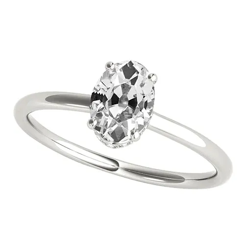 Rings HarryChadEntcom 2 Carat Oval Natural Earth Mined Diamond Solitaire Wedding Ring Rings HarryChadEntcom 2 Carat Oval Natural Earth Mined Diamond Solitaire Wedding Ring