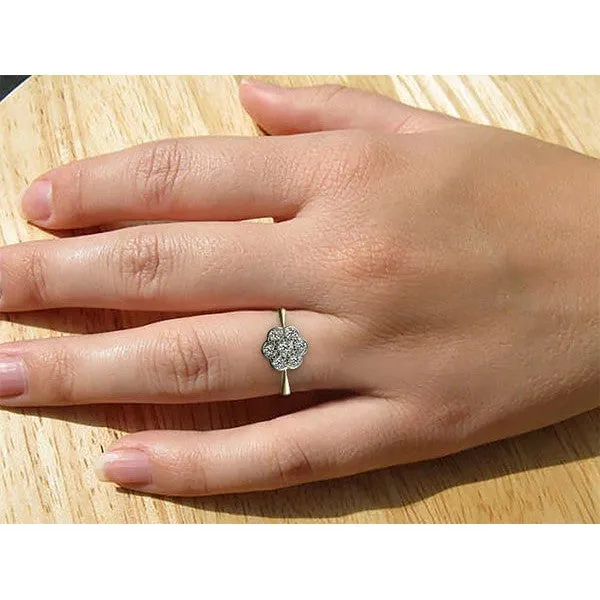 Rings HarryChadEntcom Engagement Round Old Mine Cut Real Natural Earth Mined Diamond Ring 125 Carats Flower Style Rings HarryChadEntcom Engagement Round Old Mine Cut Real Natural Earth Mined Diamond Ring 125 Carats Flower Style