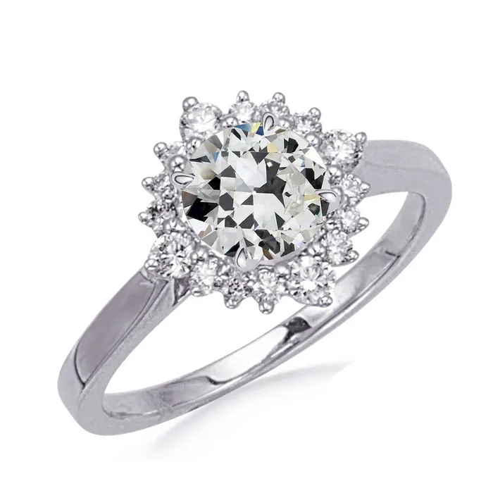 Rings HarryChadEntcom Halo Round Old Cut Natural Earth Mined Diamond Anniversary Ring Flower Style 4 Carats Rings HarryChadEntcom Halo Round Old Cut Natural Earth Mined Diamond Anniversary Ring Flower Style 4 Carats