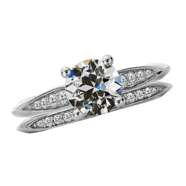 Rings HarryChadEntcom Old Cut Natural Earth Mined Diamond Engagement Ring Set Ladies Jewelry 4 Carats Rings HarryChadEntcom Old Cut Natural Earth Mined Diamond Engagement Ring Set Ladies Jewelry 4 Carats