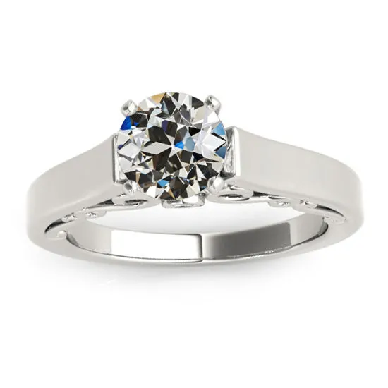 Rings HarryChadEntcom Round Old Cut Natural Earth Mined Diamond Solitaire Ring Wide Band Prong Set 150 Carats Rings HarryChadEntcom Round Old Cut Natural Earth Mined Diamond Solitaire Ring Wide Band Prong Set 150 Carats