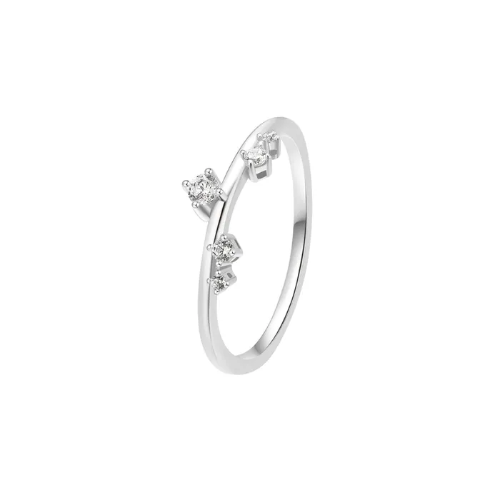 Rings Hey Happiness Slim Apex Ring Sterling Silver