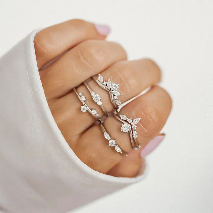Rings Hey Happiness Slim Apex Ring Sterling Silver Rings Hey Happiness Slim Apex Ring Sterling Silver
