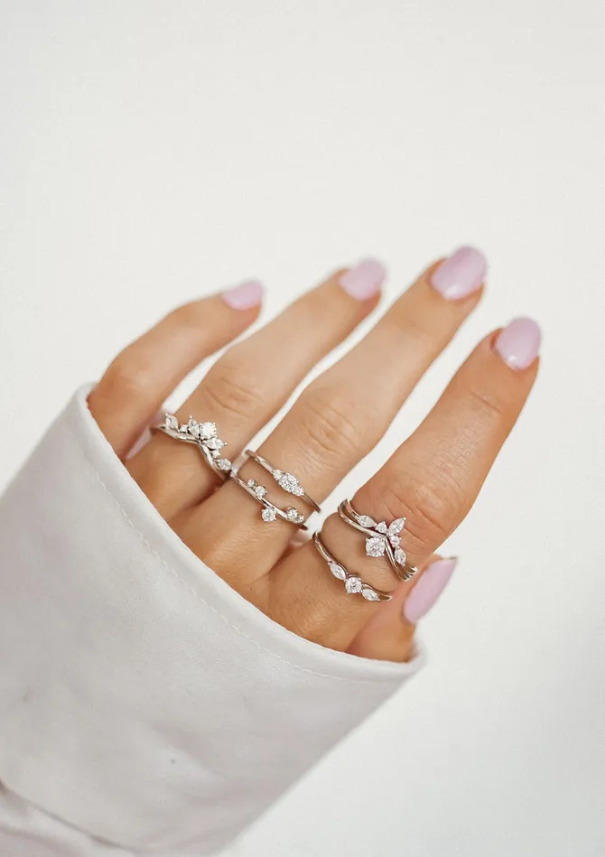 Rings Hey Happiness Slim Apex Ring Sterling Silver Rings Hey Happiness Slim Apex Ring Sterling Silver