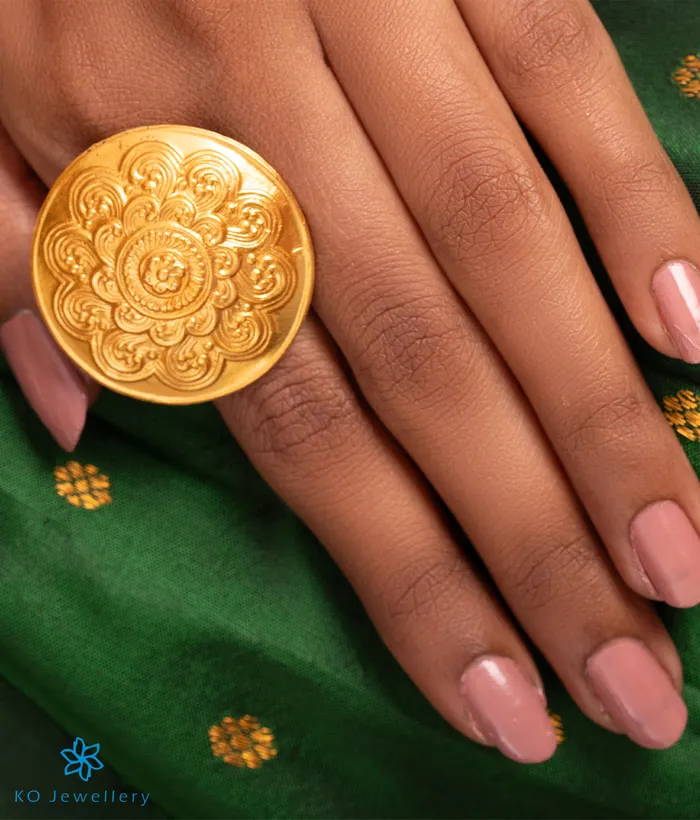 Rings Jaipur The Urmika Silver Finger Ring