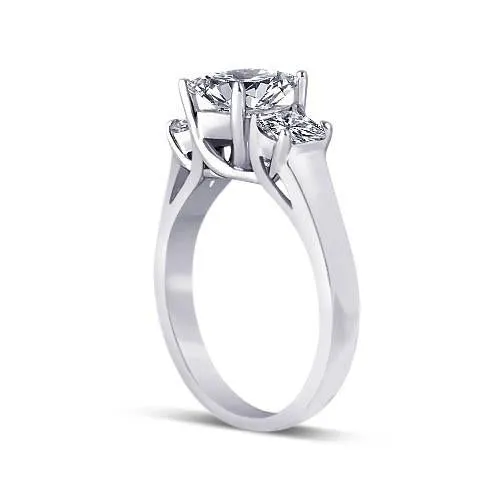 Rings Natural Earth Mined Diamonds Three Stone Engagement Ring 230 Carat Jewelry Gold GB Rings Natural Earth Mined Diamonds Three Stone Engagement Ring 230 Carat Jewelry Gold GB