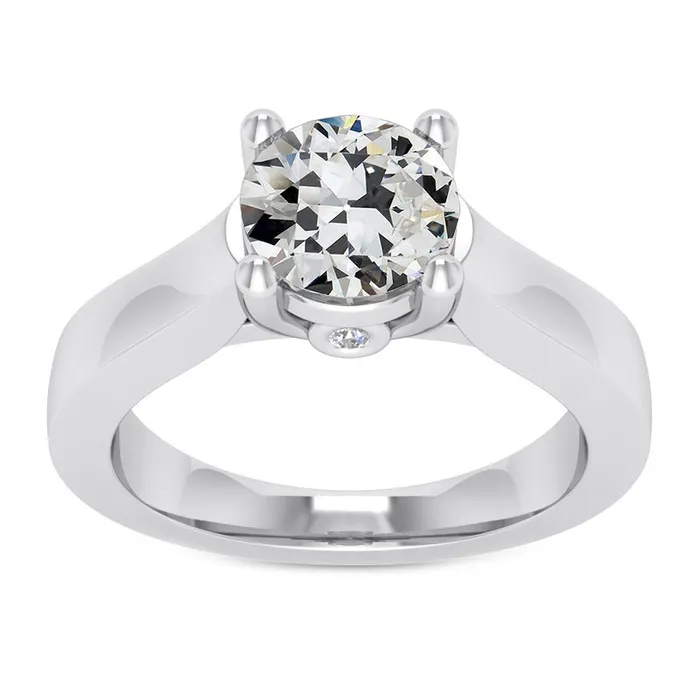 Rings White Gold Old Miner Jewelry Ring 3 Carats Round Genuine Diamond HarryChadEntcom Rings White Gold Old Miner Jewelry Ring 3 Carats Round Genuine Diamond HarryChadEntcom