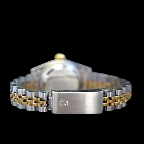 Rolex White Diamond Dial Datejust Lady Watch Ss Yellow Gold GB Watches