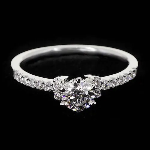 Round Natural Earth Mined Diamond Engagement Ring 150 Carats White Gold HarryChadEntcom Rings Round Natural Earth Mined Diamond Engagement Ring 150 Carats White Gold HarryChadEntcom Rings