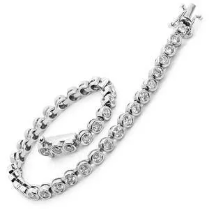 Round Natural Earth Mined Diamond Tennis Bracelet Solid White Gold 14K Diamonds 570 Ct GB Bracelets Round Natural Earth Mined Diamond Tennis Bracelet Solid White Gold 14K Diamonds 570 Ct GB Bracelets