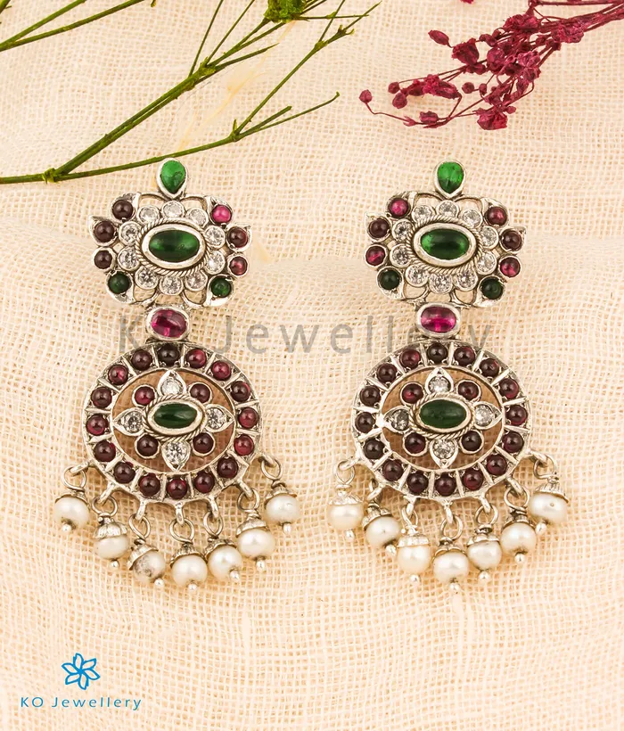 Silversmith Earrings The Vividha Silver Earrings
