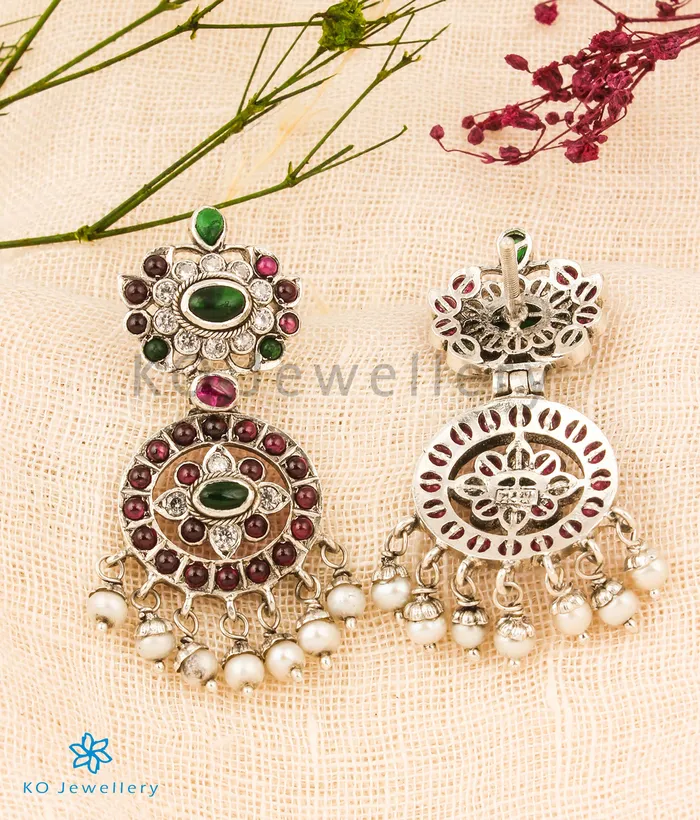 Silversmith Earrings The Vividha Silver Earrings