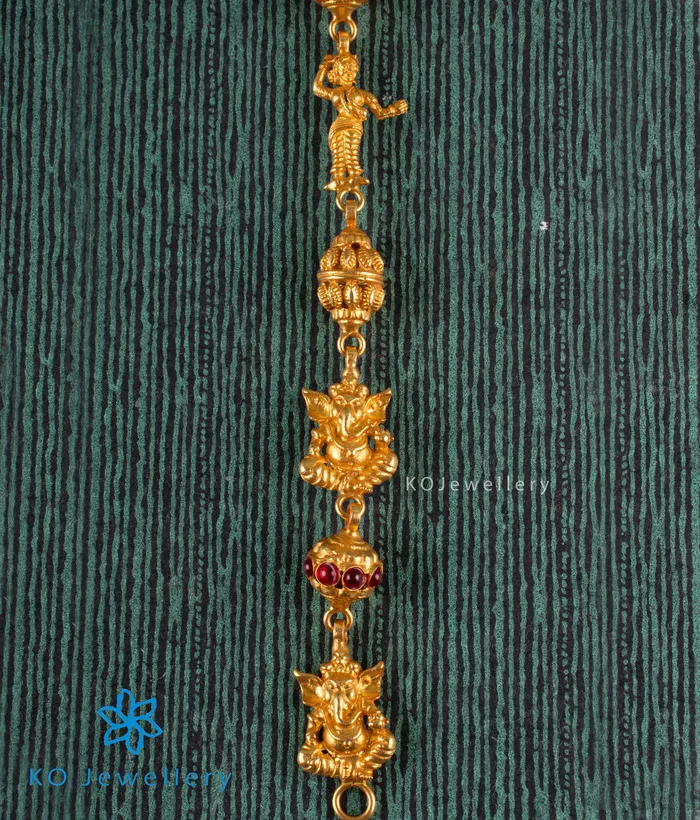 Silversmith Necklaces The Atharva Silver Kokkethathi Ganesha Necklace