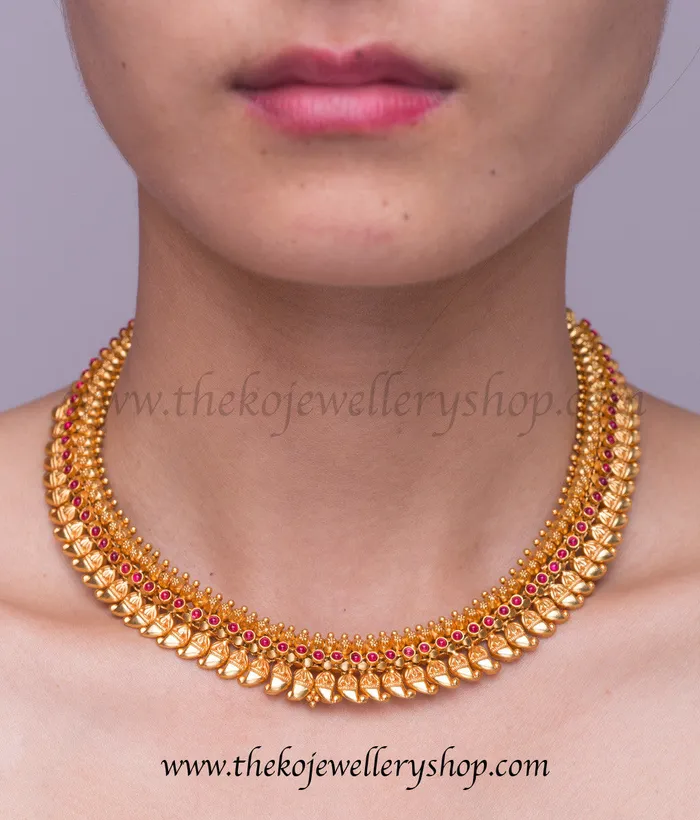 Silversmith Necklaces The Madhura Silver Mango Necklace