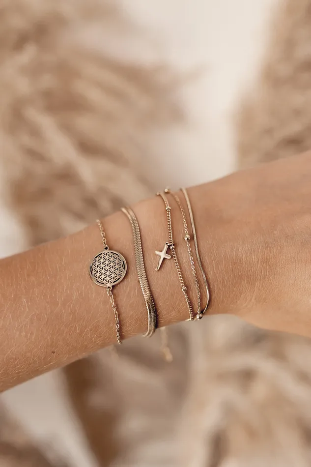 Snake Chain Bracelet Gold Hey Happiness Bracelets Snake Chain Bracelet Gold Hey Happiness Bracelets
