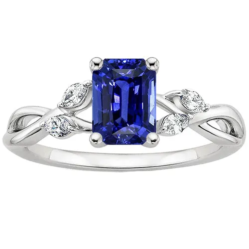 Solitaire Ring Emerald Blue Sapphire With Marquise Natural Earth Mined Diamonds 4 Carats HarryChadEntcom Rings Solitaire Ring Emerald Blue Sapphire With Marquise Natural Earth Mined Diamonds 4 Carats HarryChadEntcom Rings