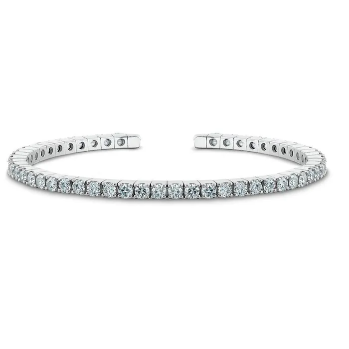 Sparkling Round Cut 540 Carats Natural Earth Mined Diamonds Tennis Bracelet Wg 14K GB Bracelets Sparkling Round Cut 540 Carats Natural Earth Mined Diamonds Tennis Bracelet Wg 14K GB Bracelets