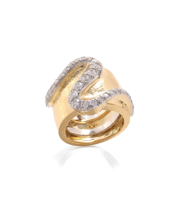 Squiggle Ring David Webb Rings