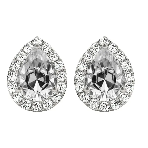 Teardrop Stud Halo Earrings Pear Cut Old Miner Real Diamond 8 Ct HarryChadEntcom Earrings Teardrop Stud Halo Earrings Pear Cut Old Miner Real Diamond 8 Ct HarryChadEntcom Earrings