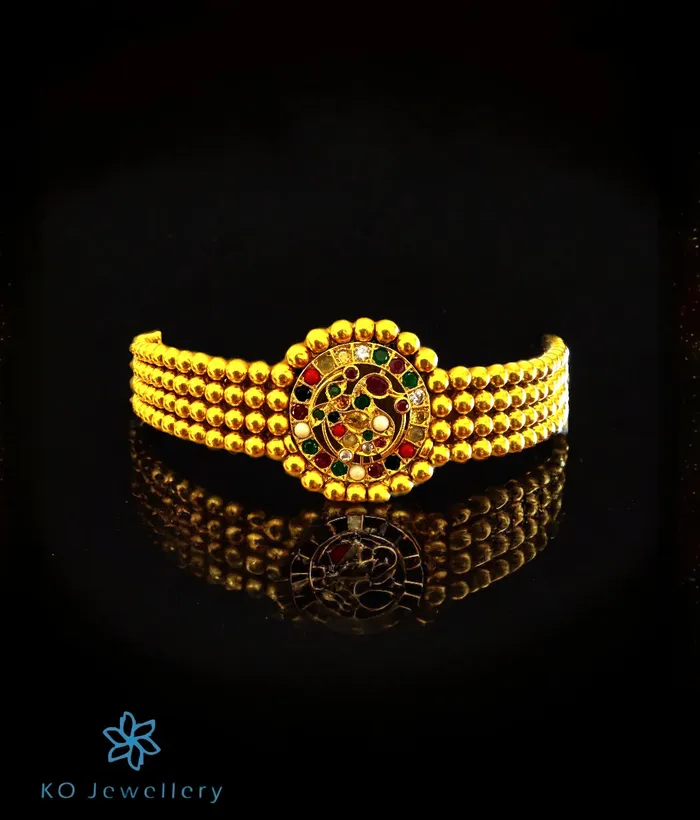 The Bhamini Silver Navratna Choker Necklace Silversmith Necklaces
