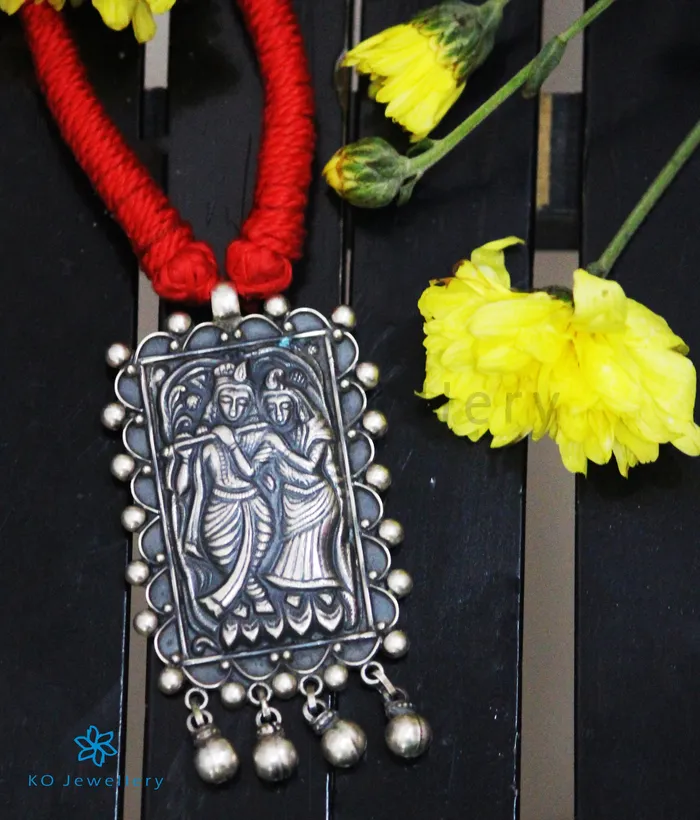The Gopika Silver Necklace Jaipur Necklaces