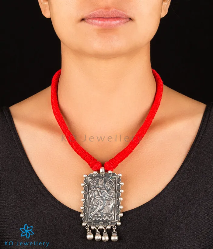 The Gopika Silver Necklace Jaipur Necklaces