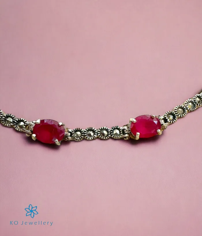 The Lucy Sparkle Silver Marcasite Bracelet Marcasite Bracelets