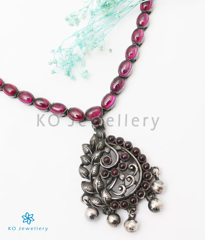 The Ojal Silver Kemp Necklace Oxidised Silversmith Necklaces