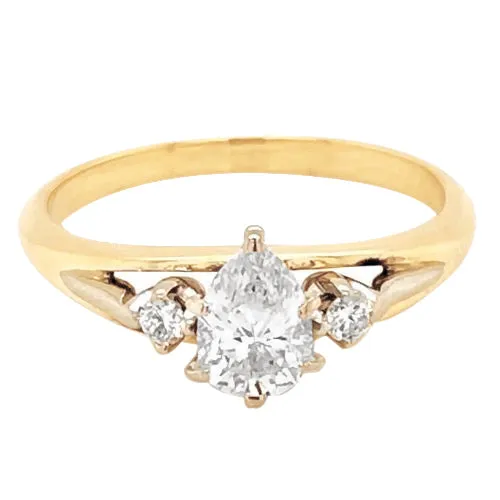 ThreeStone Real Natural Earth Mined Diamond Ring 150 Carats Prong Setting Yellow Gold 14K GB Rings ThreeStone Real Natural Earth Mined Diamond Ring 150 Carats Prong Setting Yellow Gold 14K GB Rings