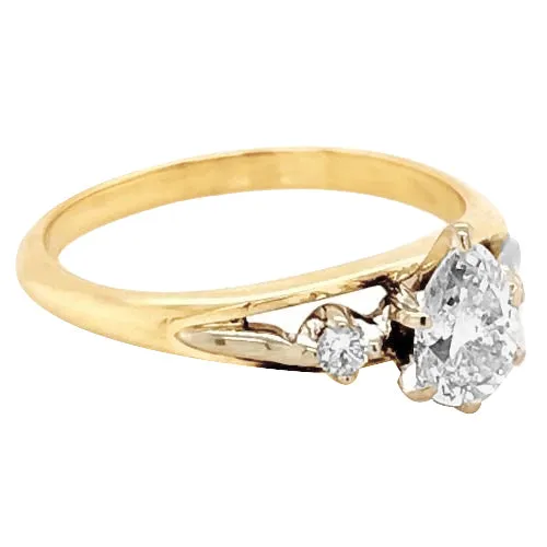 ThreeStone Real Natural Earth Mined Diamond Ring 150 Carats Prong Setting Yellow Gold 14K GB Rings ThreeStone Real Natural Earth Mined Diamond Ring 150 Carats Prong Setting Yellow Gold 14K GB Rings