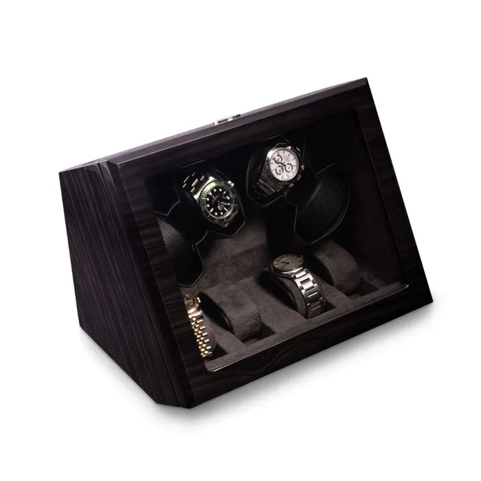 Watches Bey Berk Bey Berk Louis Ash Wood High Laqcuer Four Watch Winder and Storage Case Watches Bey Berk Bey Berk Louis Ash Wood High Laqcuer Four Watch Winder and Storage Case