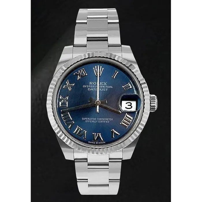 Watches Rolex LadyDatejust 31 Blue Roman Oyster Steel Watch HarryChadEntcom Watches Rolex LadyDatejust 31 Blue Roman Oyster Steel Watch HarryChadEntcom