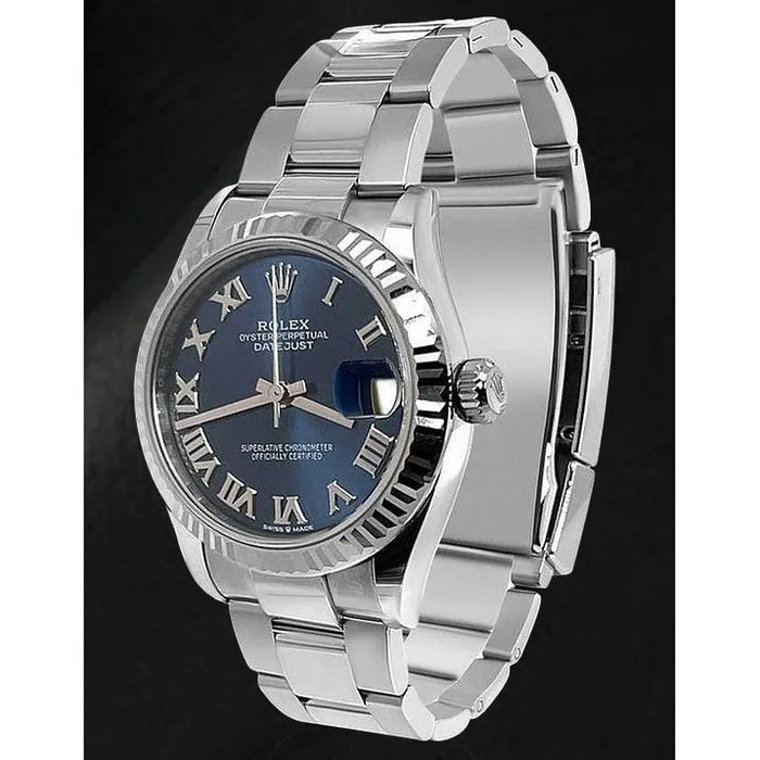 Watches Rolex LadyDatejust 31 Blue Roman Oyster Steel Watch HarryChadEntcom Watches Rolex LadyDatejust 31 Blue Roman Oyster Steel Watch HarryChadEntcom