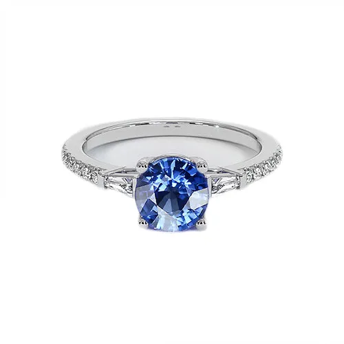 White Gold Round Natural Earth Mined Diamond Ceylon Sapphire Ring With Accents 5 Carats HarryChadEntcom Rings White Gold Round Natural Earth Mined Diamond Ceylon Sapphire Ring With Accents 5 Carats HarryChadEntcom Rings
